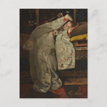 G.H. Breitner, Girl in a White Kimono - Fine Art