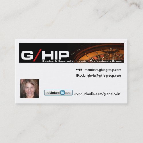G/HIP GROUP LINKED IN NETWORKING CARD BUSINESS CARDS