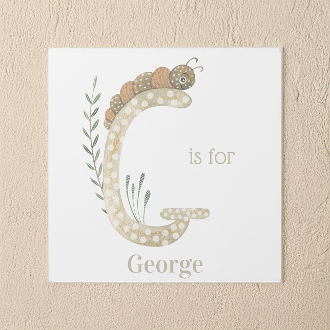 G is for Custom Name Animal Letter Art (Creator Uploaded)