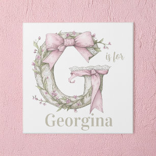 G is for Custom Name Whimsical Letter Art