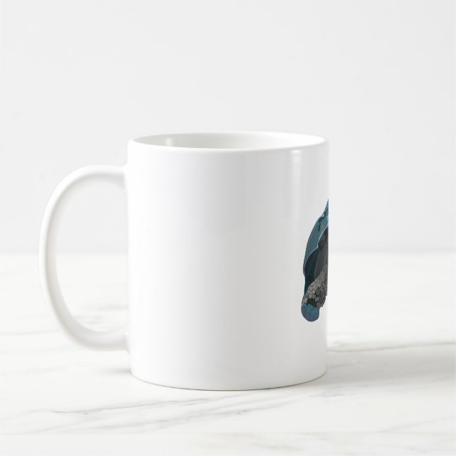 G is for Galapagos Tortoise Coffee Mug (Left)