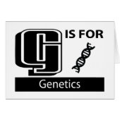 G Is For Genetics (Front Horizontal)