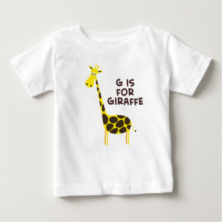 G is For Giraffe Baby T-Shirt