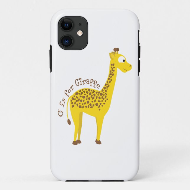 G is for Giraffe Case-Mate iPhone Case (Back)