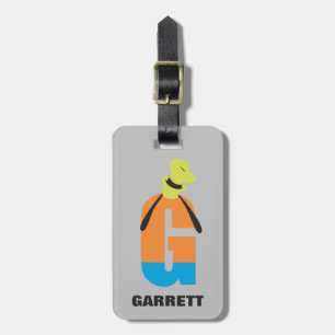 G is for Goofy Add Your Name Luggage Tag