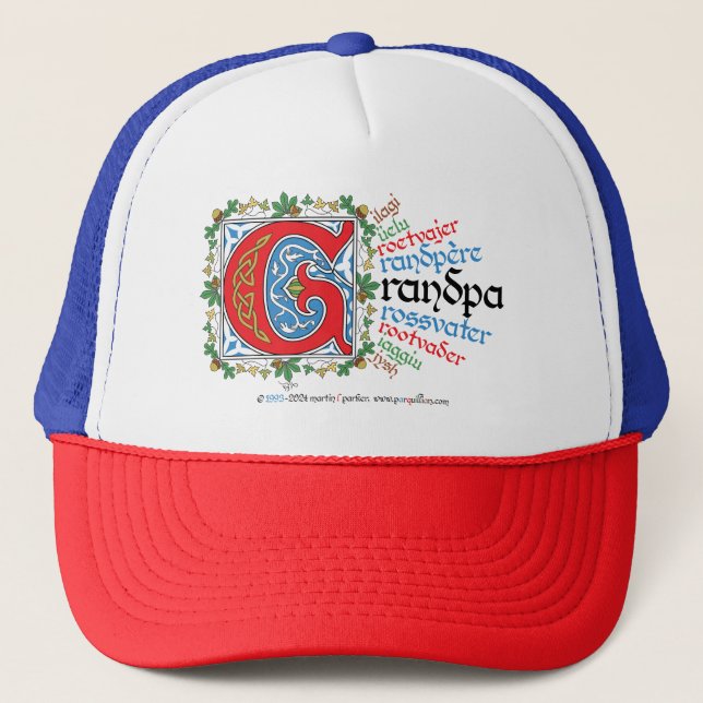 G is for Grandpa Trucker Hat (Front)