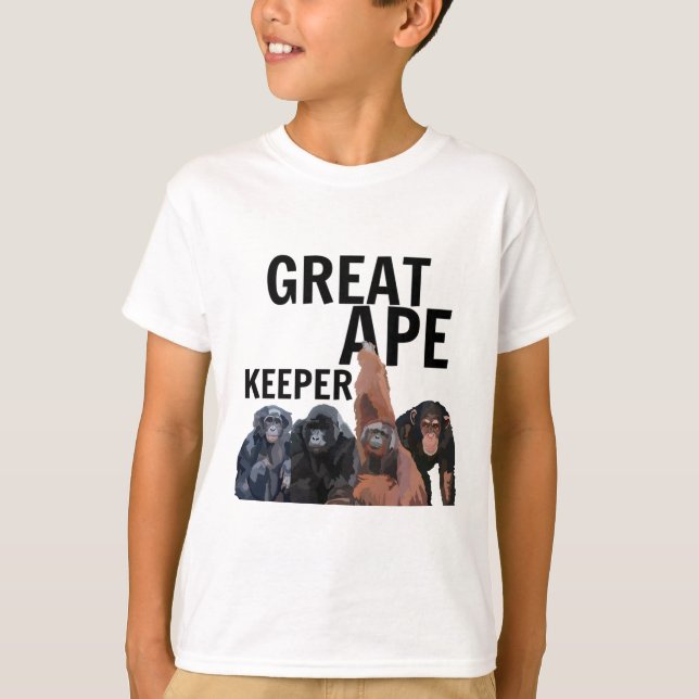 G is for Great Ape Keeper T-Shirt (Front)