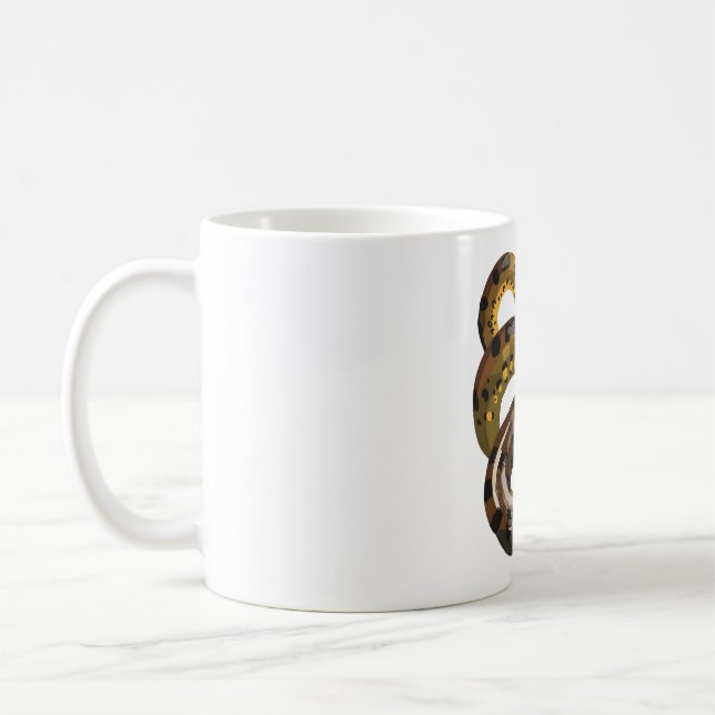 G is for Green Anaconda Coffee Mug (Left)