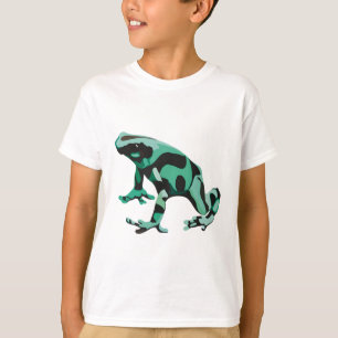 G is for Green and Black Poison Dart Frog T-Shirt