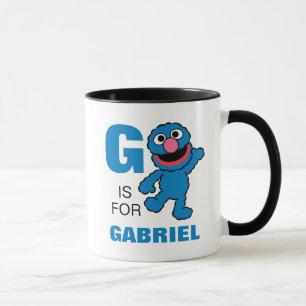 G is for Grover Add Your Name Mug