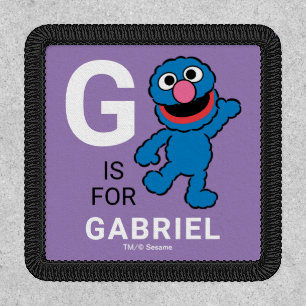 G is for Grover   Add Your Name Patch