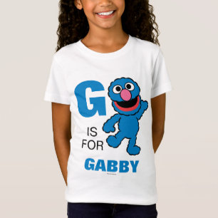 G is for Grover Add Your Name T-Shirt