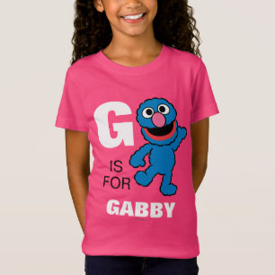 G is for Grover Add Your Name T-Shirt