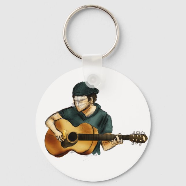G is for Guitar Keychain (Front)
