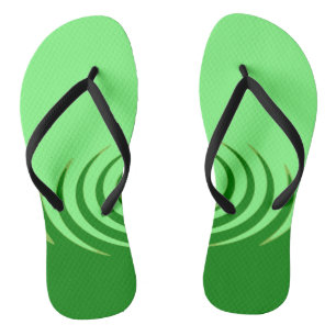 "G Jade Ripples" Flip Flops