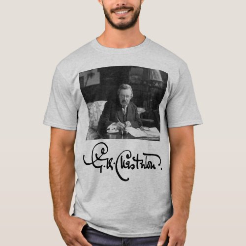 G K Chesterton at Work T_Shirt