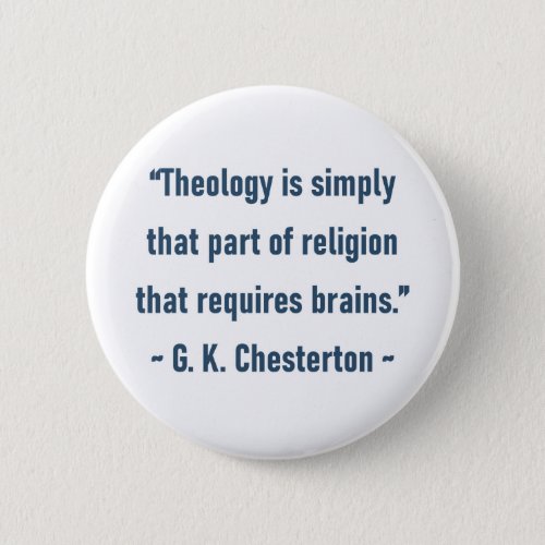 G K Chesterton Button