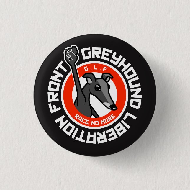 G.L.F (Dark) Pinback Button (Front)
