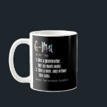 G-Ma Definition Mother's Day & Birthday gift Grand Coffee Mug<br><div class="desc">G-Ma Definition Mother's Day & Birthday gift Grandmother</div>