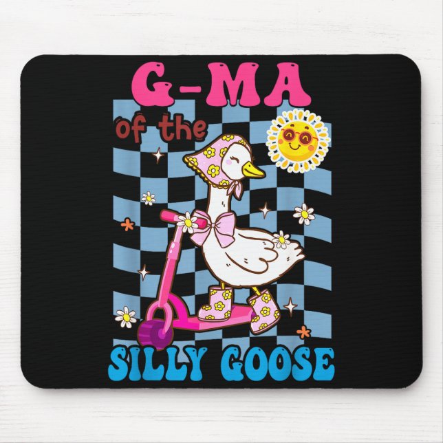 G Ma Of The Silly Goose First Birthday Family Matc Mouse Pad (Front)