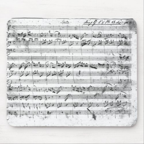 G major for violin harpsichord and violoncello 2 mouse pad