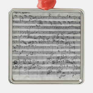 G major for violin, harpsichord and violoncello 3 metal ornament