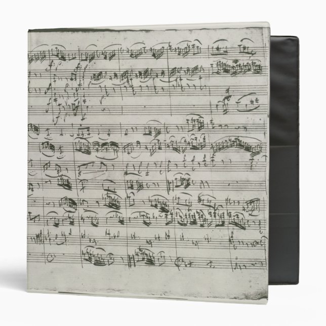 G major for violin, harpsichord and violoncello binder (Front/Inside)
