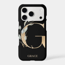 G Monogram Floral Personalized
