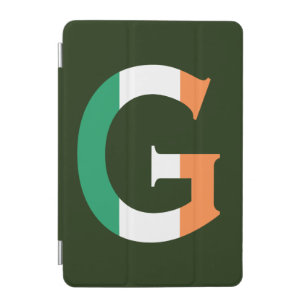 G Monogram overlaid on Irish Flag ipacnt iPad Mini Cover