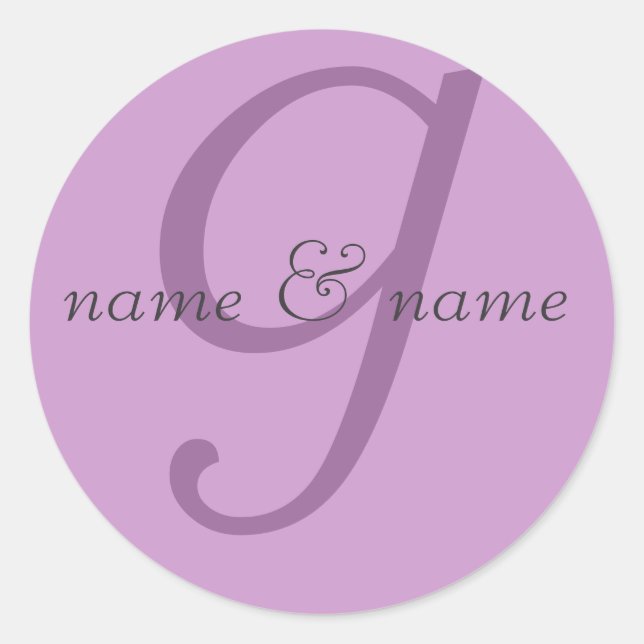 "g" monogram sticker (Front)