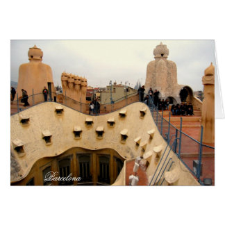 g/nc Barcelona Gaudi La Pedrera Rooftop Barcelona Cards