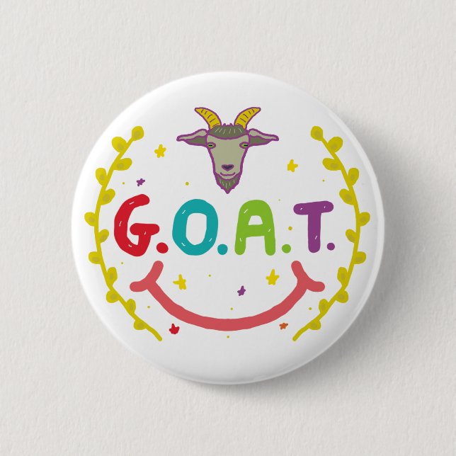 G.O.A.T. BUTTON (Front)