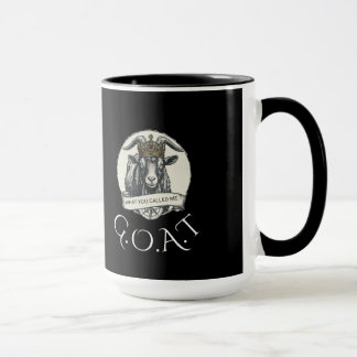 G.O.A.T coffee mug. Mug
