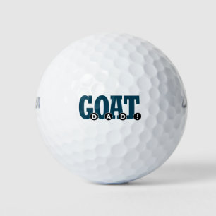 "G.O.A.T. DAD!" For Dad Graphic Print Golf Balls