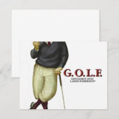 G.O.L.F. GENTLEMEN ONLY LADIES FORBIDDEN (Front/Back)