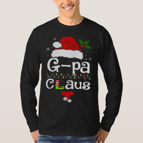 G_Pa Claus Christmas Pajama Family Matching Xmas T_Shirt