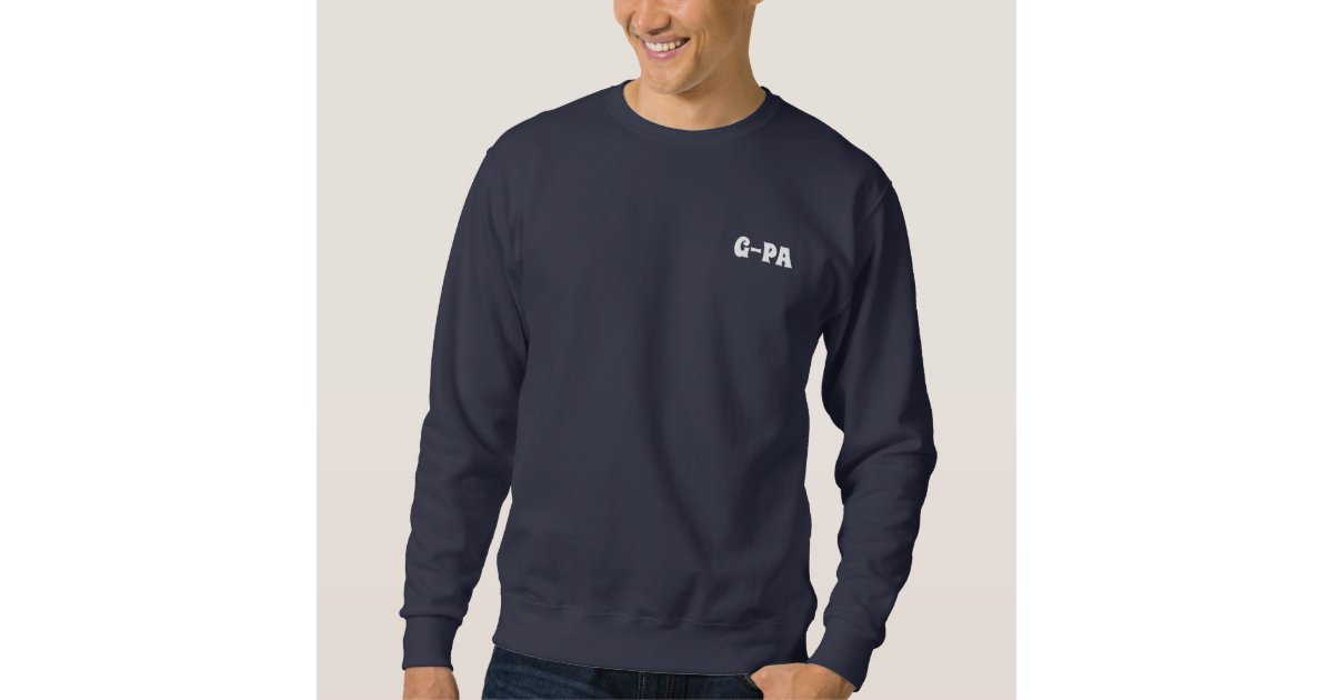 G-PA (grandpa) Spicy Rice Font Sweatshirt | Zazzle