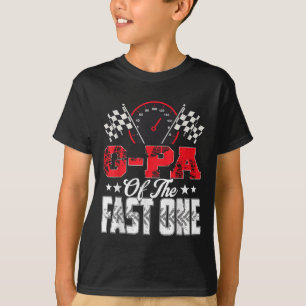G-pa Of The Fast One Birthday 1st Race Car Family T-Shirt