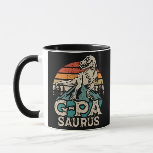 G Pasaurus Dinosaur Grandpa G Pa saurus Fathers Mug