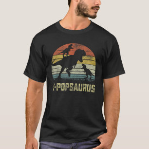 G pop saurus T Rex Dinosaur G pop 2 kids Family Ma T-Shirt