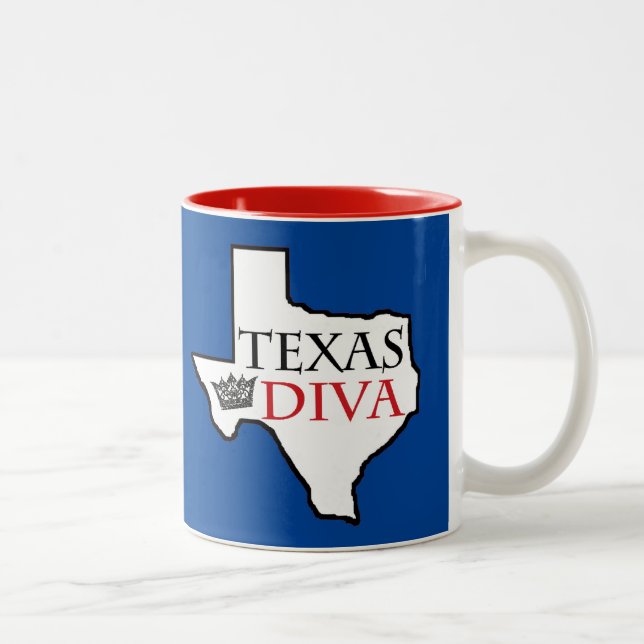 G.R.I.T. - Girls Raised In Texas Two-Tone Coffee Mug (Right)
