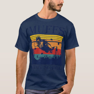 g Retro Vintage Muffs Diving School Costume Diver  T-Shirt