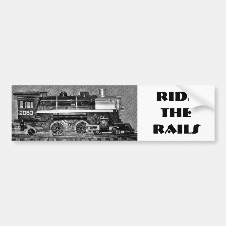 G Scale Model Train Bumper Sticker | Zazzle