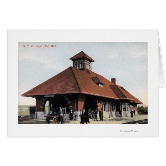 G T & R Railroad Depot Cards (Front Horizontal)