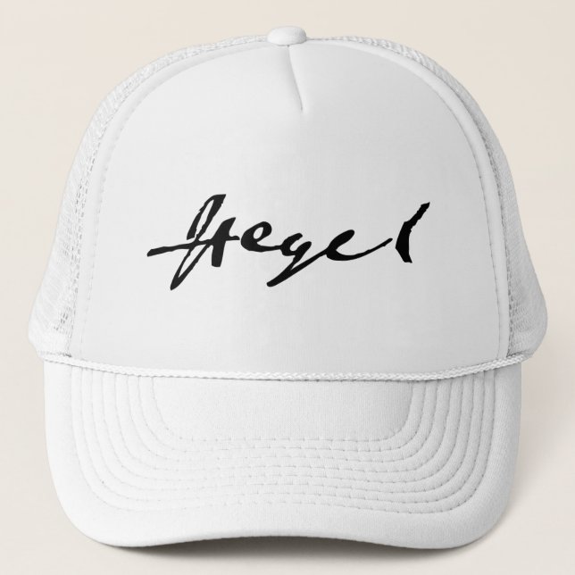 G. W. F. Hegel Trucker Hat (Front)