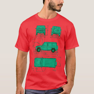 G Wagen mint  T-Shirt