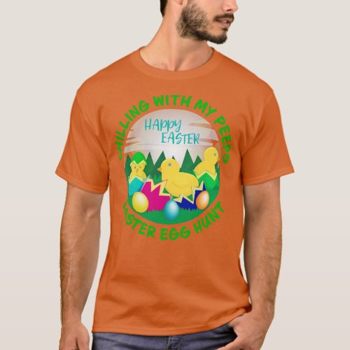 g With My Peeps Easter Egg Hunt Cute 1 T_Shirt