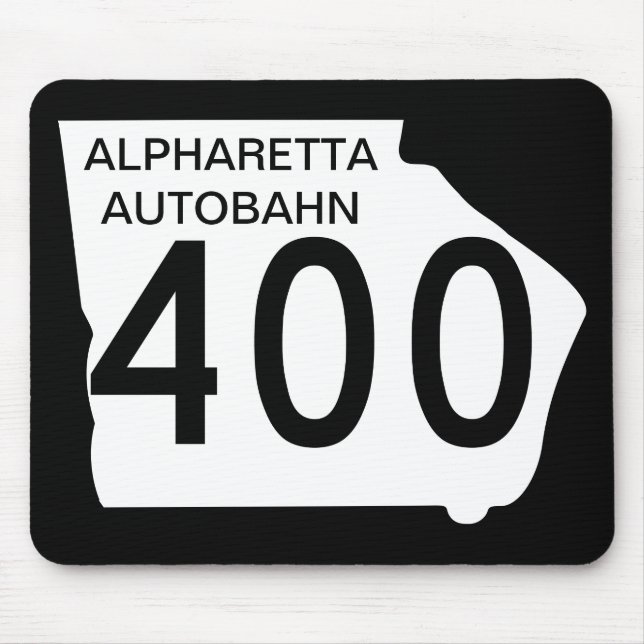 GA 400 "Alpharetta Autobahn" Mouse Pad (Front)