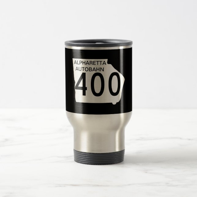 GA 400 "Alpharetta Autobahn" Travel Mug (Center)