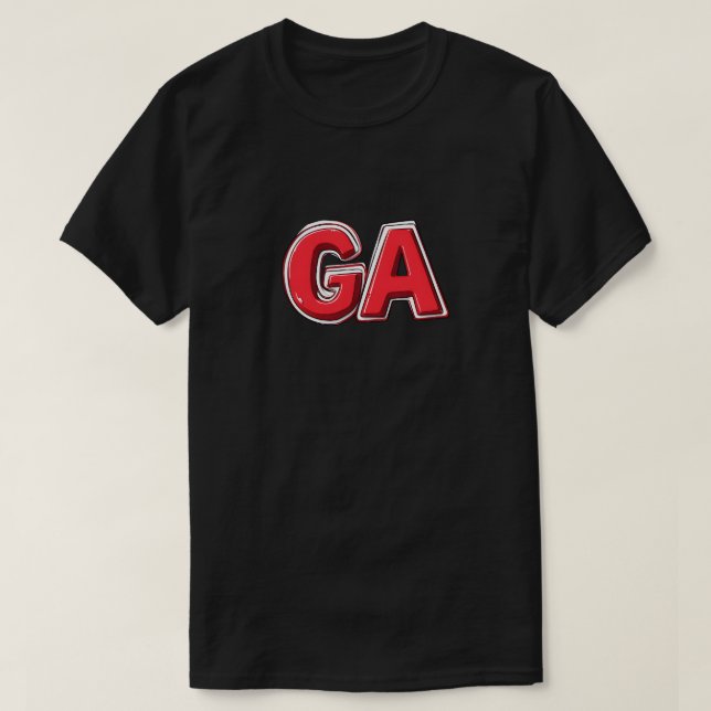 GA Georgia T-Shirt (Design Front)